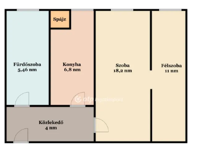 Eladó lakás Debrecen, Belváros 44 nm