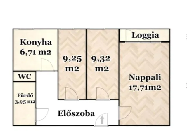 Eladó lakás Debrecen 55 nm