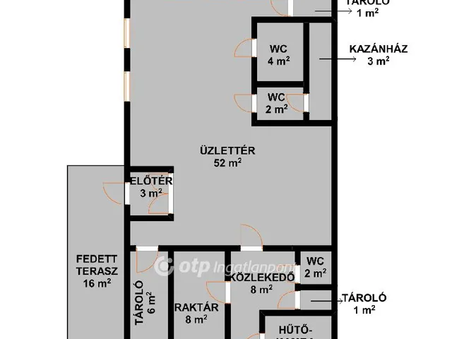 Eladó kereskedelmi és ipari ingatlan Körösszegapáti 96 nm