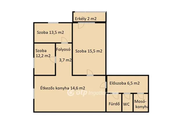 Eladó lakás Debrecen, Tócóskert 72 nm