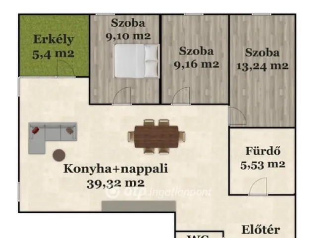 Eladó lakás Debrecen 78 nm