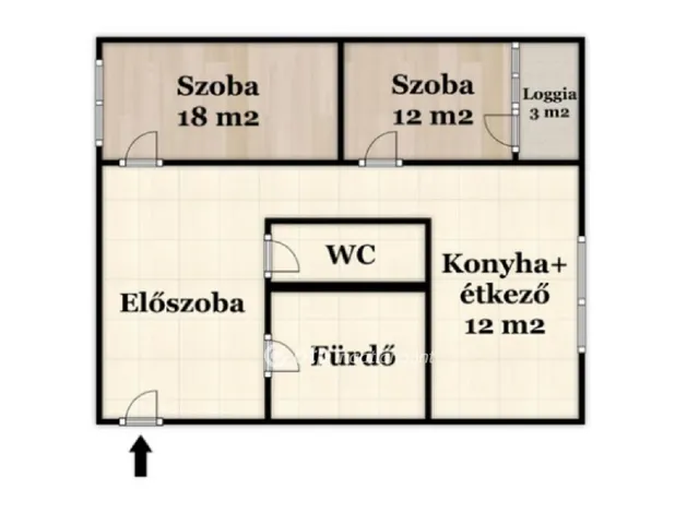 Eladó lakás Debrecen, Tócóskert 53 nm