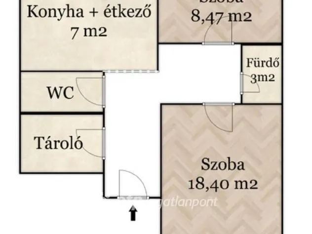 Eladó lakás Debrecen, Nagyerdő 53 nm