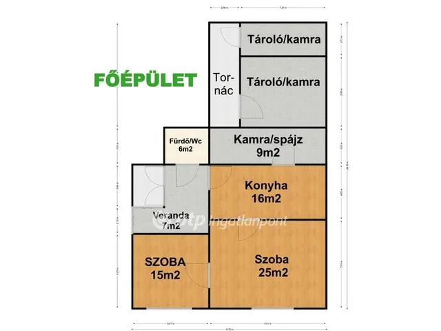 Eladó ház Szentpéterszeg 60 nm