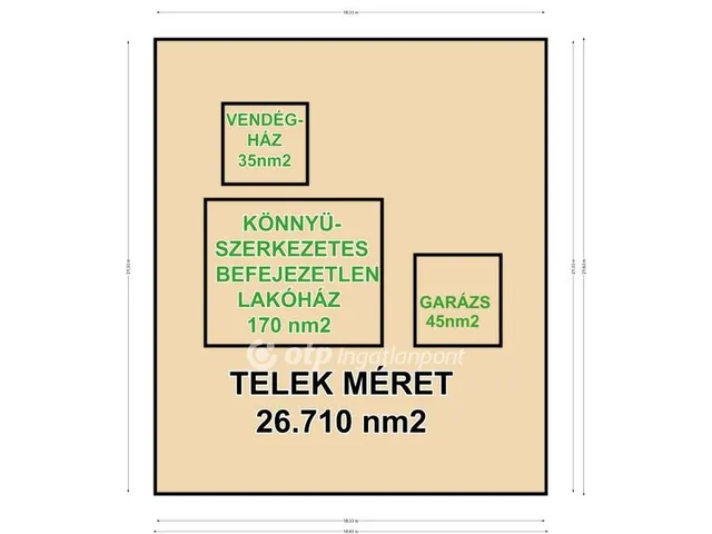 Eladó telek Debrecen 170 nm