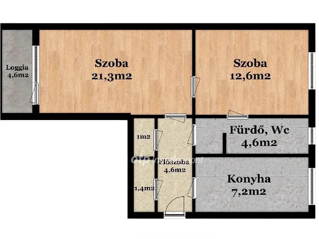 Eladó lakás Debrecen, Fényesudvar 53 nm