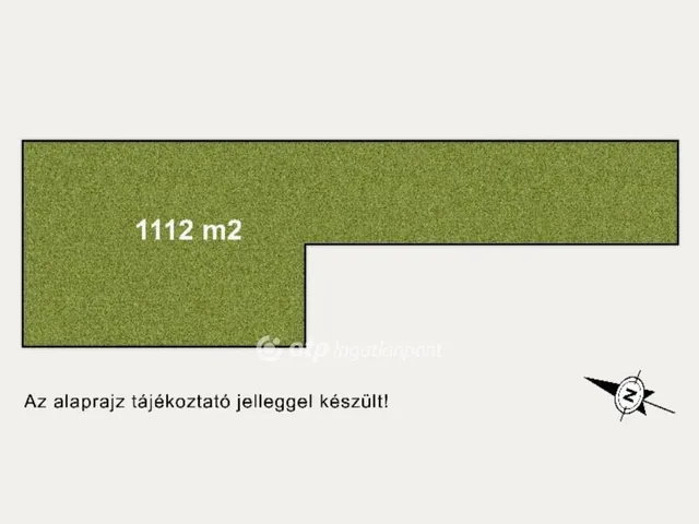 Eladó telek Debrecen 1112 nm