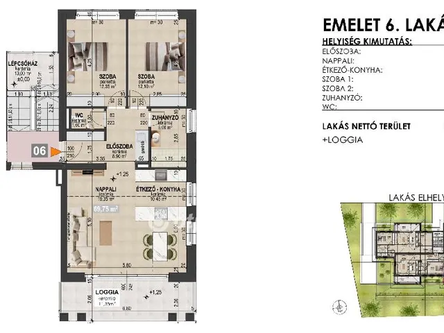 Eladó lakás Debrecen, Nagyerdőalja 70 nm