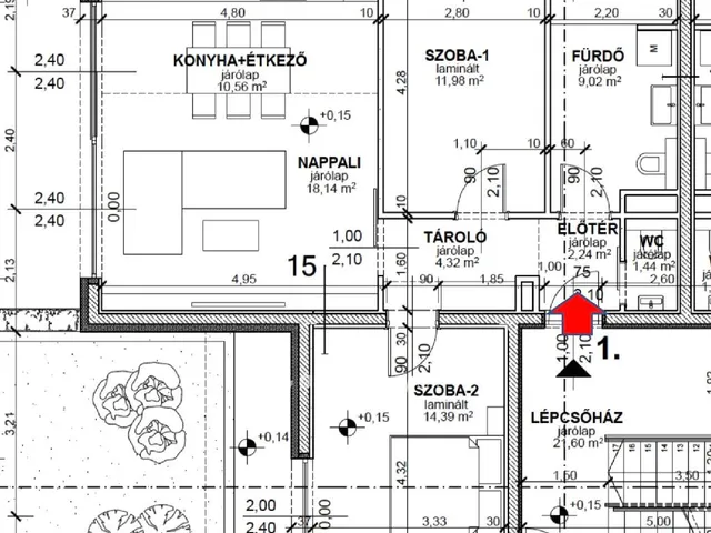 Eladó lakás Debrecen, Nyulas 72 nm