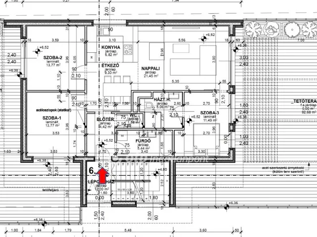Eladó lakás Debrecen, Nyulas 94 nm