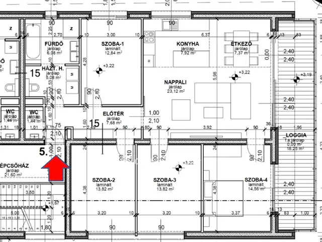 Eladó lakás Debrecen, Nyulas 113 nm