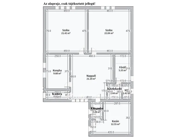 Eladó ház Püspökladány 100 nm