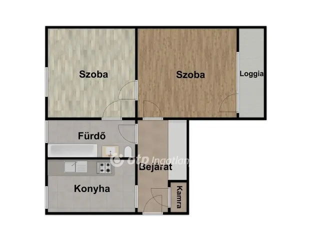 Kiadó lakás Debrecen, Belváros 55 nm