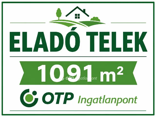 Eladó telek Berettyóújfalu 1091 nm