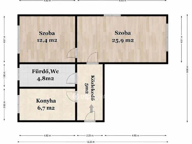 Eladó lakás Debrecen 57 nm