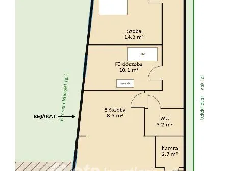 Eladó telek Hajdúsámson 720 nm