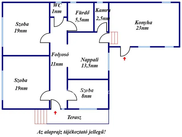 Eladó ház Kunágota, Központhoz közel 102 nm