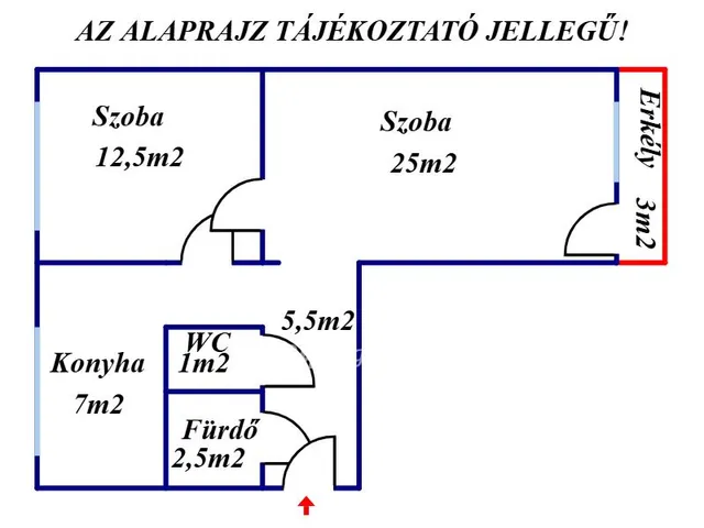 Eladó lakás Békés, Bánhida 55 nm