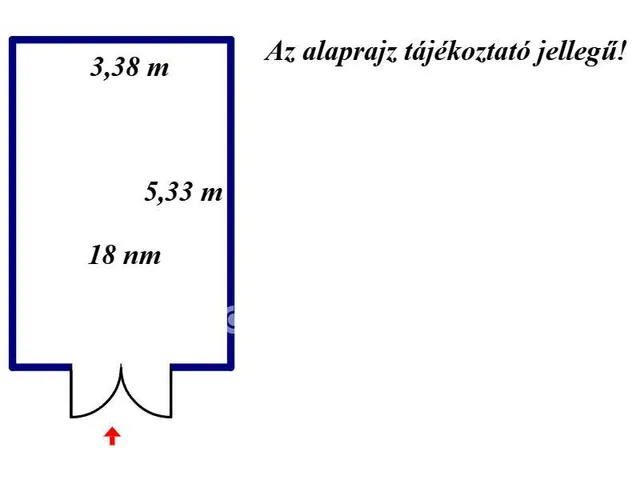 Eladó garázs Gyula 18 nm
