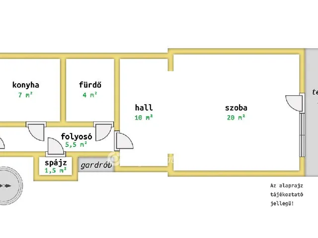 Kiadó lakás Budapest I. kerület 52 nm