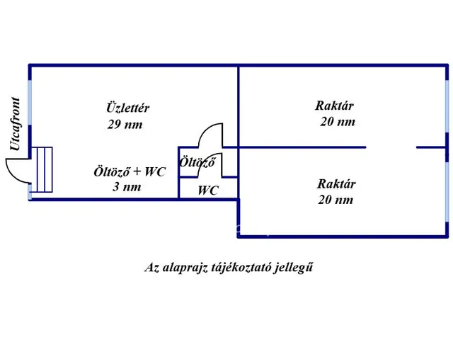 Eladó kereskedelmi és ipari ingatlan Szolnok 72 nm