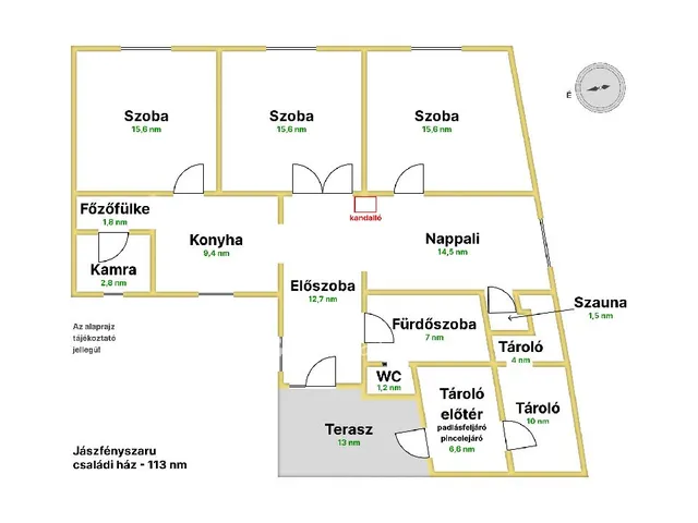 Eladó ház Jászfényszaru 113 nm