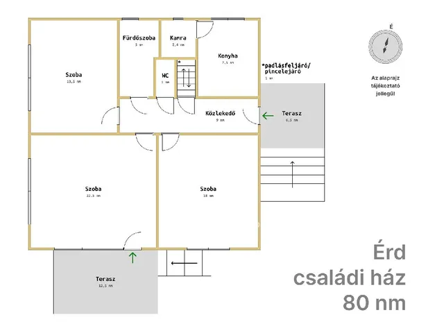 Eladó ház Érd 80 nm