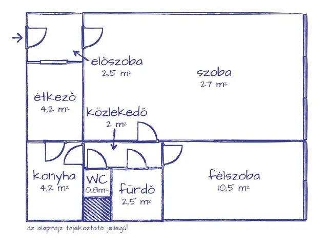Eladó lakás Budapest XI. kerület, Őrmező 49 nm