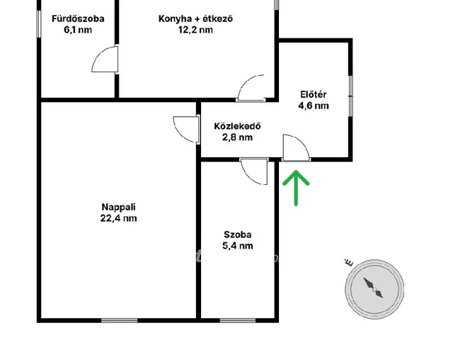 Eladó ház Tápiószentmárton 53 nm