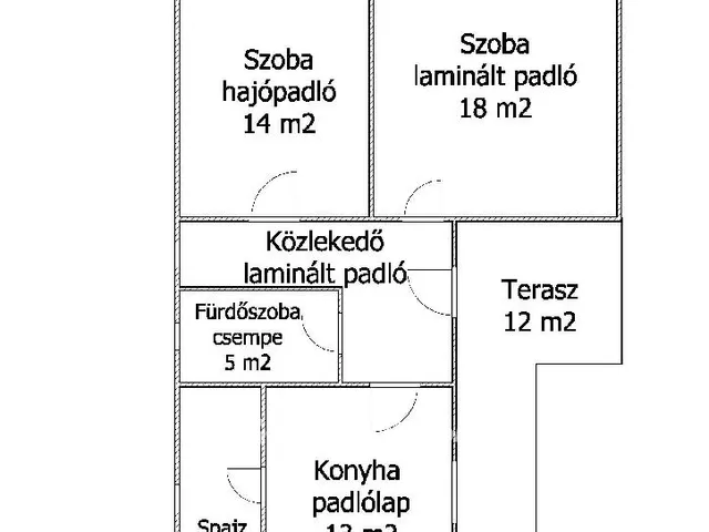 Eladó ház Encs, Fügöd 73 nm