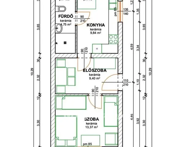 Eladó üdülő és hétvégi ház Mezőkövesd 60 nm