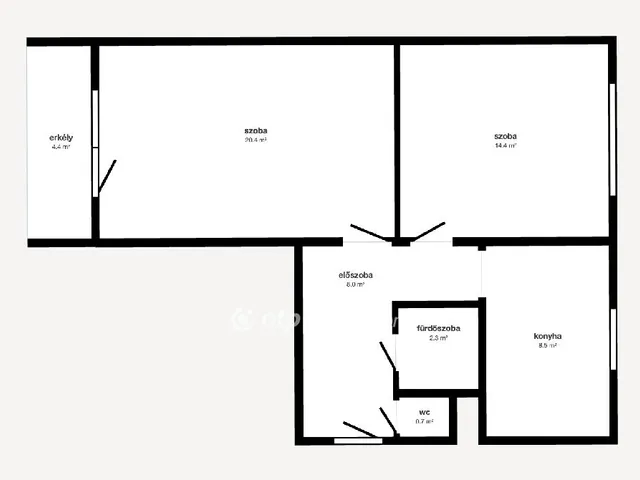 Eladó lakás Miskolc, Komlóstető 56 nm