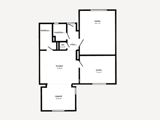 Eladó lakás Edelény 72 nm