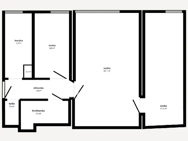Eladó lakás Sajószentpéter 54 nm