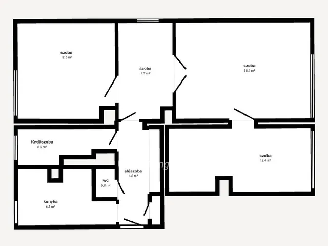 Eladó lakás Miskolc, Hejőcsaba 67 nm