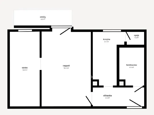 Kiadó lakás Tiszaújváros 42 nm