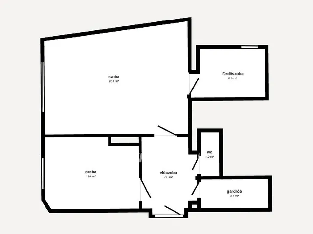 Eladó lakás Miskolc, Belváros 53 nm