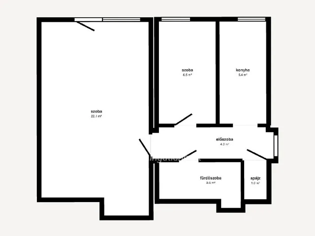 Eladó lakás Kazincbarcika, Belváros 42 nm