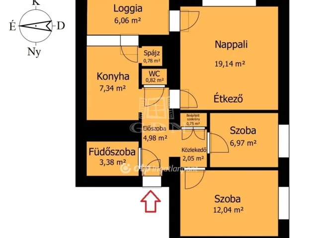 Eladó lakás Miskolc 61 nm