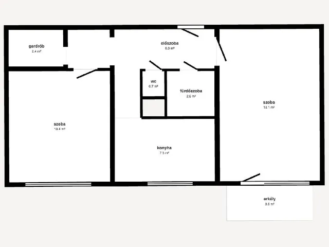 Eladó lakás Miskolc, Győri kapu 53 nm