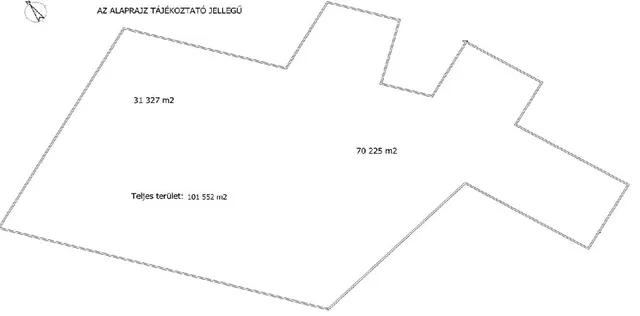 Eladó telek Kecskemét, Katonatelep 70225 nm
