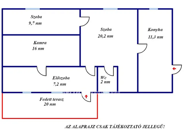 Eladó ház Tiszasas, Központ környékén 66 nm