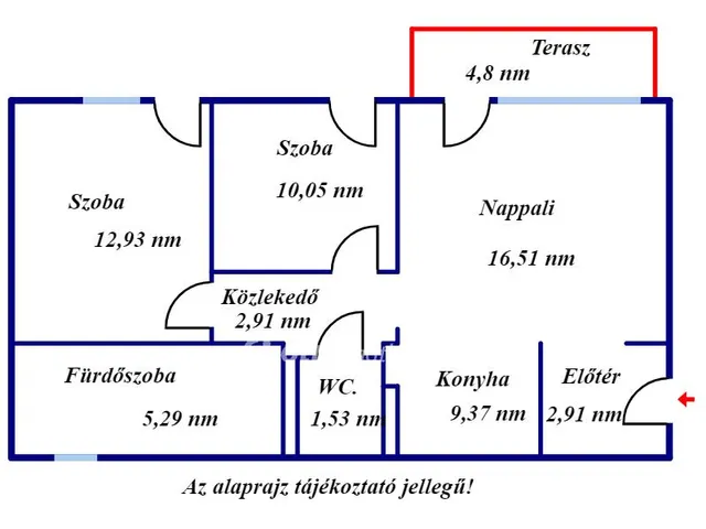 Eladó lakás Kecskemét 61 nm