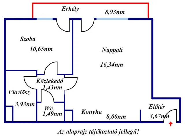 Eladó lakás Kecskemét 45 nm