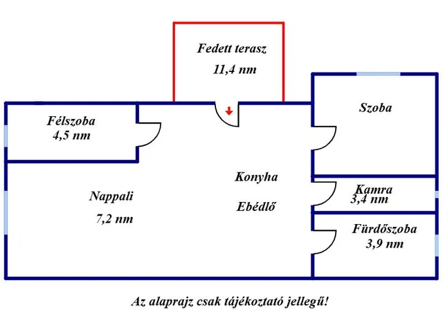 Eladó ház Tiszakürt 60 nm