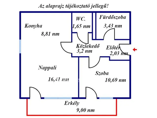 Eladó lakás Kecskemét 46 nm