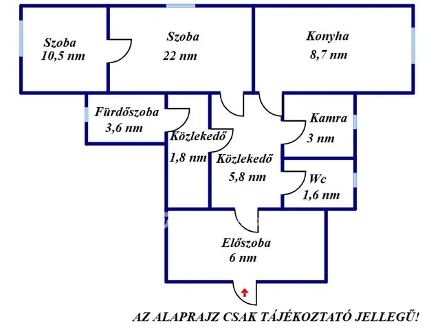 Eladó ház Kunszentmárton 61 nm