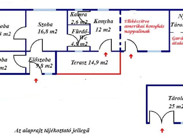 Eladó ház Kocsér 68 nm