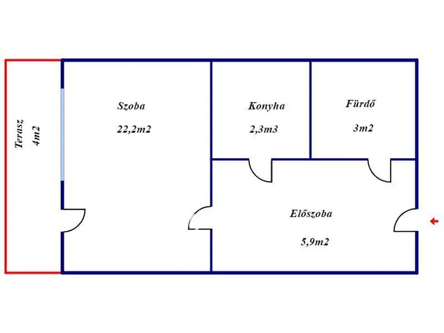 Kiadó lakás Kecskemét 35 nm