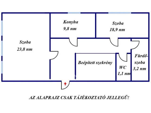 Eladó lakás Lajosmizse 59 nm